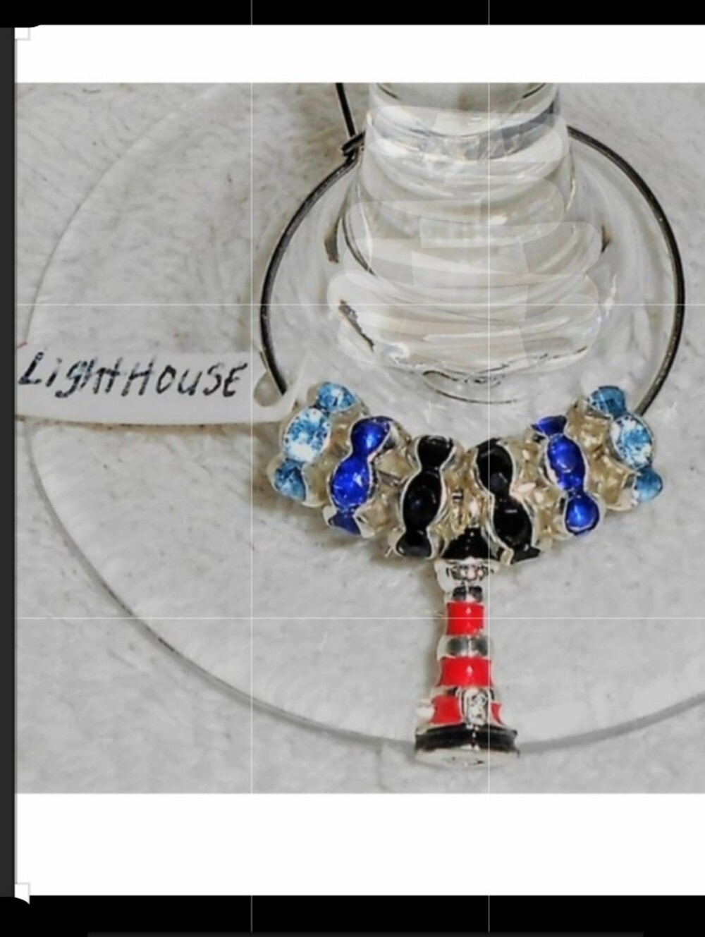 4 WineGlass Stem Ring Markers of Choice